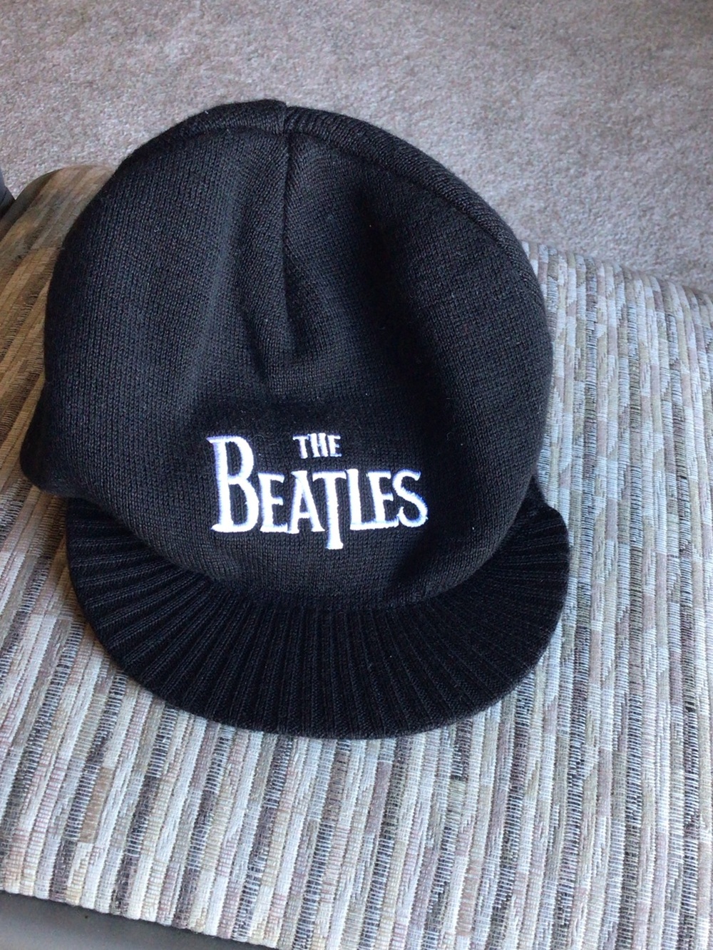 The Beatles black beanie cap used conditions
